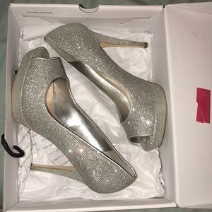 Silver heels